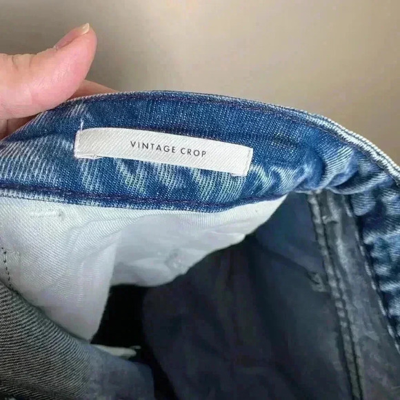 Jordache Vintage High Rise Crop Jeans Blue Size 31 - Picture 4 of 15